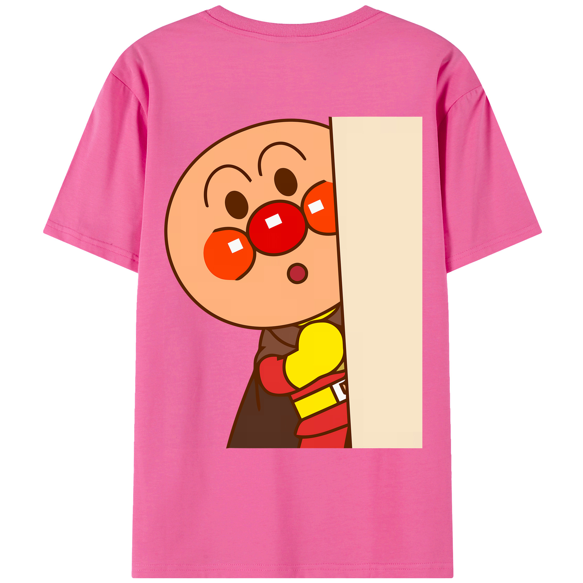 （画像用） アンパンマン Anpanman レディース半袖Tシャツ(バックプリント)